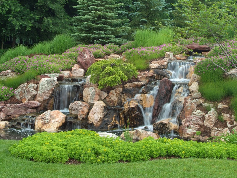 Windscapes Landscaping - Landscape Design Waterfall and Pond Care